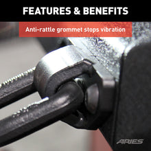 Load image into Gallery viewer, ARIES 2081300 Bolt-On Anti-Rattle D-Rings (9,000 lbs, 2-Pack)