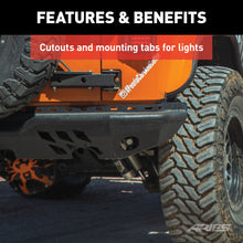 Load image into Gallery viewer, ARIES 2082038 ARIES 2082038 TrailChaser Black Steel Jeep Wrangler JK Rear Bumper - Truck Part Superstore