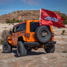 Load image into Gallery viewer, ARIES 2082038 ARIES 2082038 TrailChaser Black Steel Jeep Wrangler JK Rear Bumper - Truck Part Superstore
