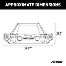 Load image into Gallery viewer, ARIES 2082043 TrailChaser Jeep Wrangler JK Steel Front Bumper (Option 1) - Truck Part Superstore