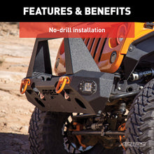 Load image into Gallery viewer, ARIES 2082046 TrailChaser Jeep Wrangler JK Aluminum Front Bumper (Option 1)
