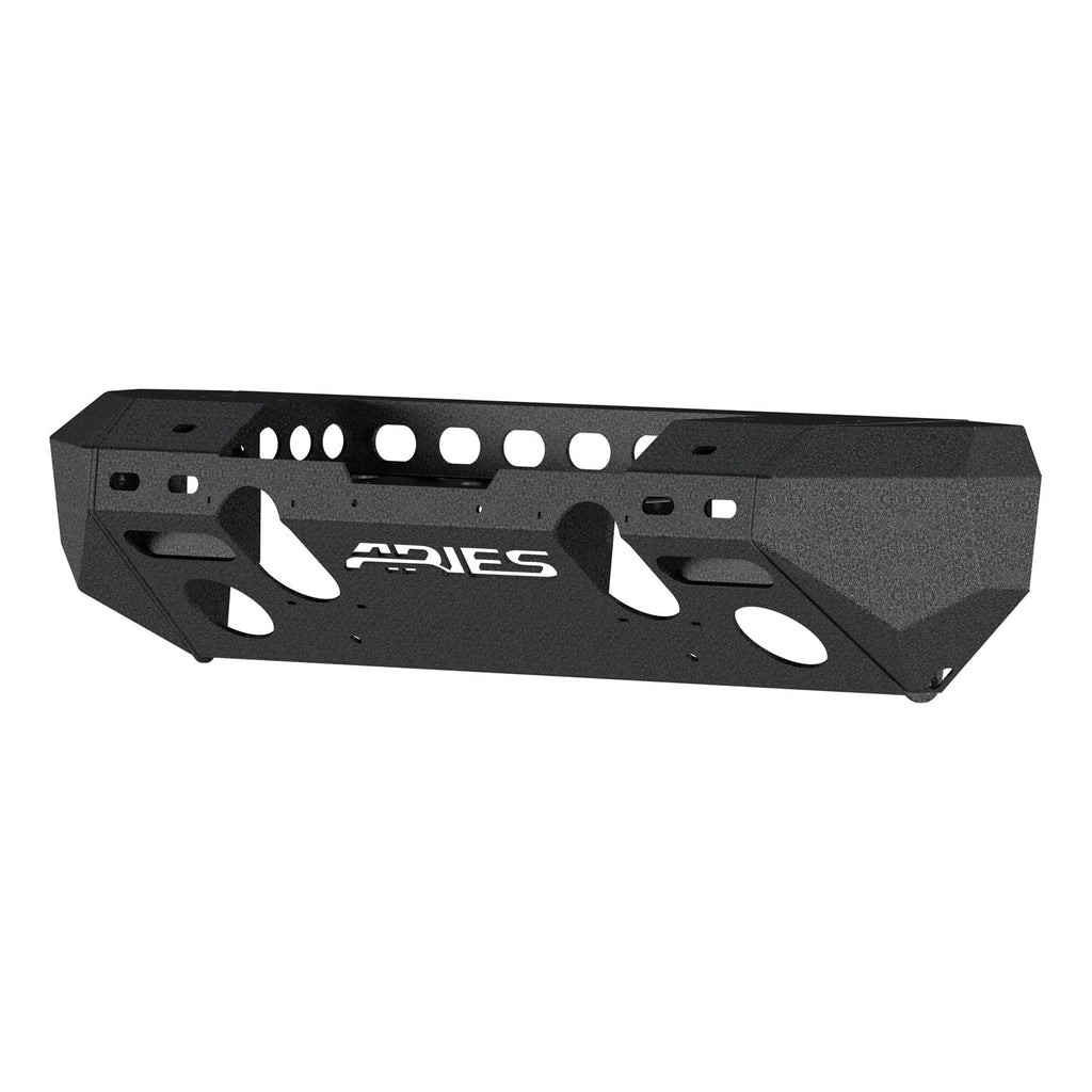 ARIES 2082048 TrailChaser Jeep Wrangler JK Steel Front Bumper (Option 6) - Truck Part Superstore