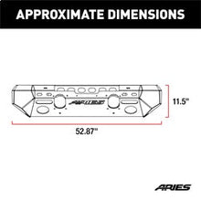 Load image into Gallery viewer, ARIES 2082048 TrailChaser Jeep Wrangler JK Steel Front Bumper (Option 6) - Truck Part Superstore