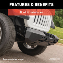 Load image into Gallery viewer, ARIES 2082048 TrailChaser Jeep Wrangler JK Steel Front Bumper (Option 6) - Truck Part Superstore