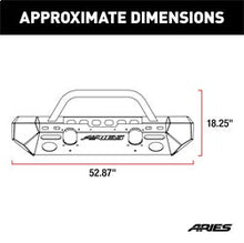 Load image into Gallery viewer, ARIES 2082050 TrailChaser Jeep Wrangler JK Steel Front Bumper (Option 4) - Truck Part Superstore