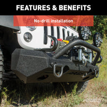Load image into Gallery viewer, ARIES 2082050 TrailChaser Jeep Wrangler JK Steel Front Bumper (Option 4) - Truck Part Superstore