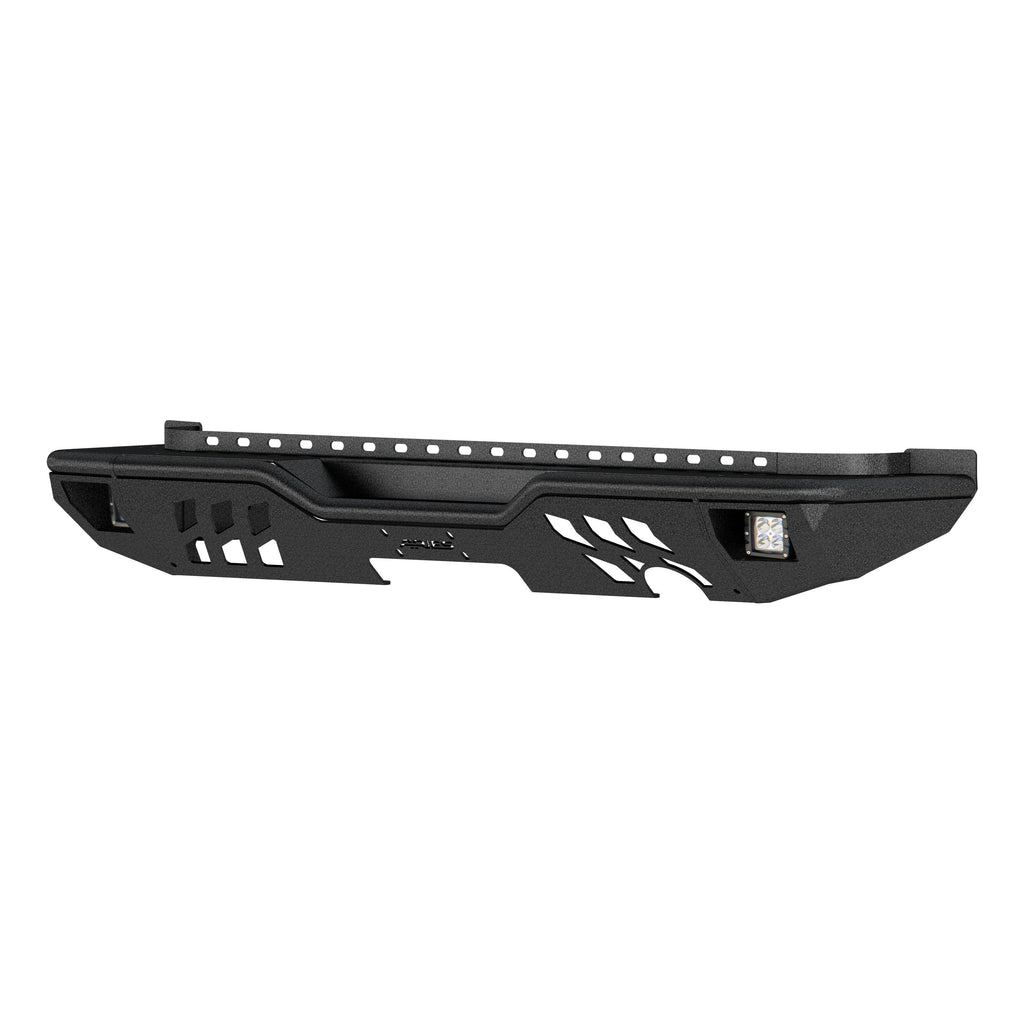 ARIES 2082060 TrailChaser Jeep Wrangler JK Steel Rear Bumper with LED Lights - Truck Part Superstore