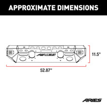 Load image into Gallery viewer, ARIES 2082071 TrailChaser Jeep Wrangler JL; Gladiator Steel Front Bumper (Option 5) - Truck Part Superstore