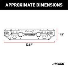 Load image into Gallery viewer, ARIES 2082071 TrailChaser Jeep Wrangler JL; Gladiator Steel Front Bumper (Option 5) - Truck Part Superstore
