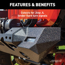 Load image into Gallery viewer, ARIES 2082073 TrailChaser Jeep Wrangler JL Front Bumper with Fender Flares (Option 7) - Truck Part Superstore