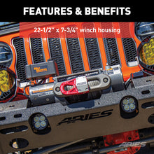 Load image into Gallery viewer, ARIES 2082073 TrailChaser Jeep Wrangler JL Front Bumper with Fender Flares (Option 7) - Truck Part Superstore