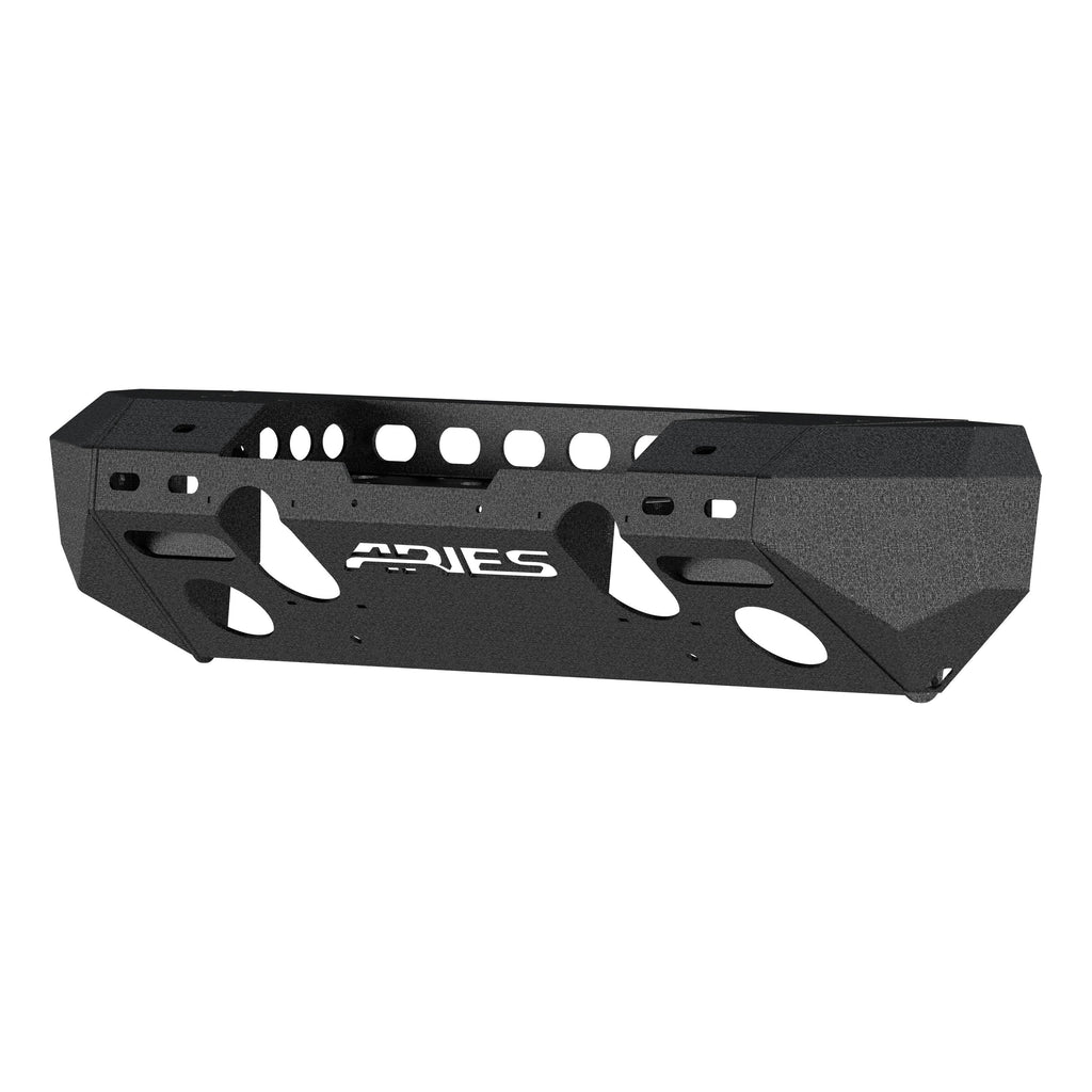 ARIES 2082074 TrailChaser Jeep Wrangler JL, Gladiator Aluminum Front Bumper (Option 6) for Select Jeep Wrangler