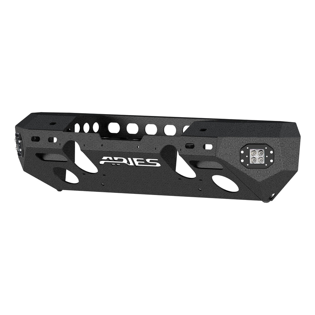 ARIES 2082075 TrailChaser Jeep Wrangler JL, Gladiator Aluminum Front Bumper (Option 5) for Select Jeep Wrangler