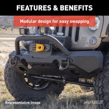 Load image into Gallery viewer, ARIES 2082078 TrailChaser Jeep Wrangler JL; Gladiator Steel Front Bumper (Option 4) - Truck Part Superstore
