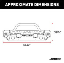 Load image into Gallery viewer, ARIES 2082084 TrailChaser Jeep Wrangler JL; Gladiator Steel Front Bumper (Option 3) - Truck Part Superstore