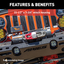 Load image into Gallery viewer, ARIES 2082086 TrailChaser Jeep Wrangler JL Front Bumper with Fender Flares (Option 8) - Truck Part Superstore