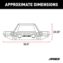Load image into Gallery viewer, ARIES 2082089 TrailChaser Jeep Wrangler JL; Gladiator Steel Front Bumper (Option 9) - Truck Part Superstore