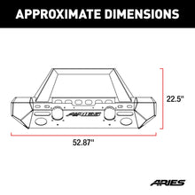 Load image into Gallery viewer, ARIES 2082093 TrailChaser Jeep Wrangler JL, Gladiator Aluminum Front Bumper (Option 2) for Select Jeep Wrangler