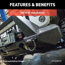 Load image into Gallery viewer, ARIES 2082093 TrailChaser Jeep Wrangler JL, Gladiator Aluminum Front Bumper (Option 2) for Select Jeep Wrangler
