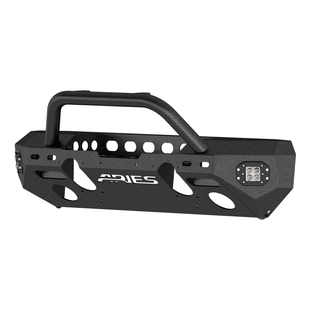 ARIES 2082094 TrailChaser Jeep Wrangler JL, Gladiator Aluminum Front Bumper (Option 3) for Select Jeep Wrangler