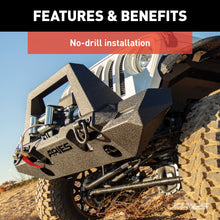 Load image into Gallery viewer, ARIES 2082099 TrailChaser Jeep Wrangler JL, Gladiator Aluminum Front Bumper (Option 9) for Select Jeep Wrangler