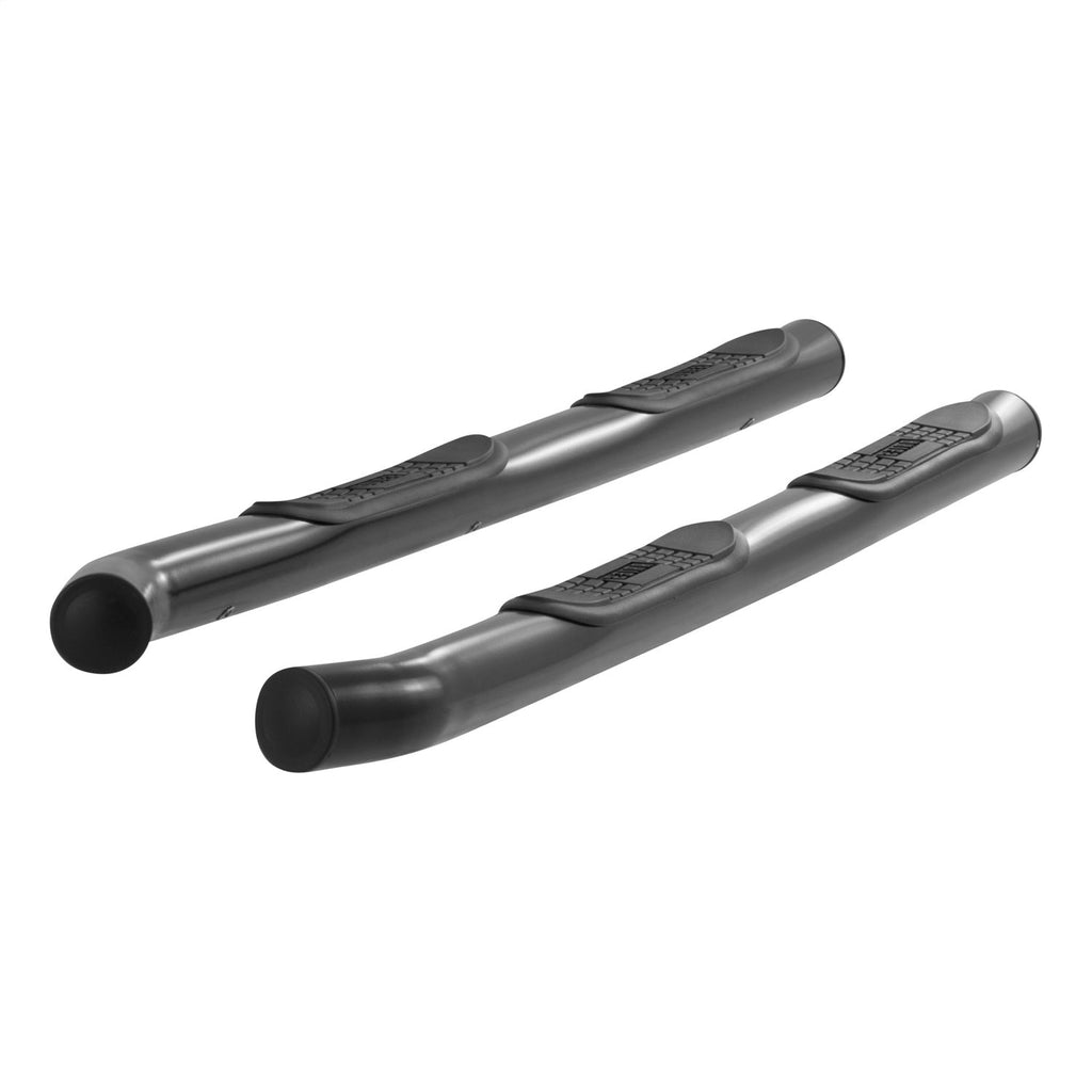 ARIES 209011 3in. Round Black Steel Side Bars; Select Nissan Pathfinder - Truck Part Superstore