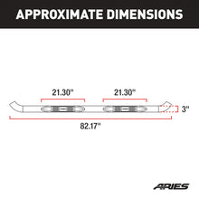 Load image into Gallery viewer, ARIES 209018-2 3" Round Polished Stainless Side Bars, Select Nissan Equator, Frontier for Select Nissan Frontier