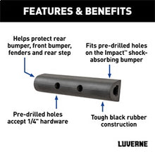 Load image into Gallery viewer, Luverne 2090615-3 LUVERNE 2090615-3 10-Inch Universal Rubber Bumper Guard Protector Strips Loading