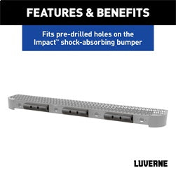 Luverne 2090615 LUVERNE 2090615 10-Inch Universal Rubber Bumper Guard Protector Strip Loading Do
