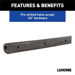 Luverne 2090616-2 LUVERNE 2090616-2 20-Inch Universal Rubber Bumper Guard Protector Strips Loading