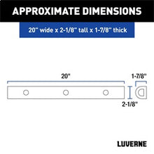 Load image into Gallery viewer, Luverne 2090616 LUVERNE 2090616 20-Inch Universal Rubber Bumper Guard Protector Strip Loading Do