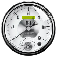 Load image into Gallery viewer, AutoMeter 2095 GAUGE, TACH/SPEEDO, 5", 120MPH &amp; 8K RPM, ELEC. PROGRAM., PRESTIGE PEARL