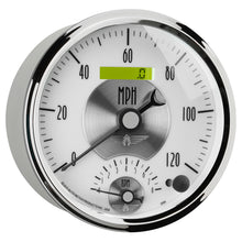 Load image into Gallery viewer, AutoMeter 2095 GAUGE, TACH/SPEEDO, 5", 120MPH &amp; 8K RPM, ELEC. PROGRAM., PRESTIGE PEARL