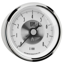 Load image into Gallery viewer, AutoMeter 2098 GAUGE, TACHOMETER, 3 3/8", 8K RPM, IN-DASH, PRESTIGE PEARL