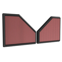 Load image into Gallery viewer, 20C-Bmw-M3M4-3.0L-L6-(Gas)-Replacement-Panel-Air-Filter-Red-Cotton-Gauze-2-Pack