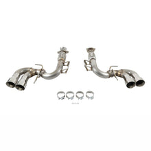Load image into Gallery viewer, 20C-Corvette-C8-6.2L-Blackheart-Catback-Exhaust-Sys-4In-Tip-3In-Tube-304Ss-Polish