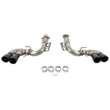 Load image into Gallery viewer, 20C-Corvette-C8-6.2L-Blackheart-Catback-Exhaust-Sys-4In-Tip-3In-Tube-304Ss-Black