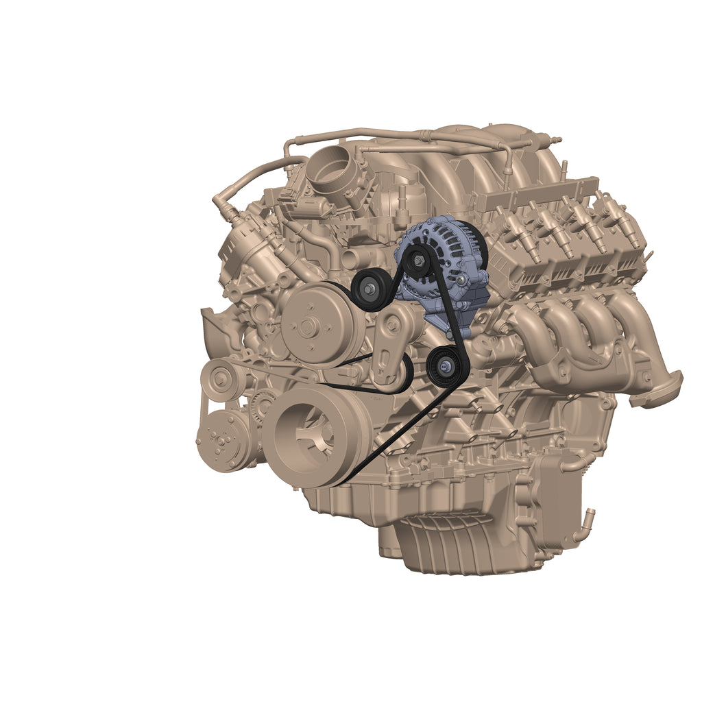 20C-Ford-7.3L-Godzilla-Alternator--Bracket-Kit-Cast-Aluminum