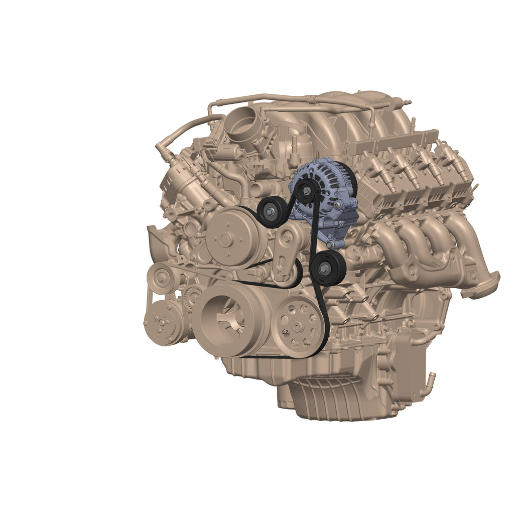20C-Ford-7.3L-Godzilla-Alternator--Bracket-Kit-Cast-Aluminum