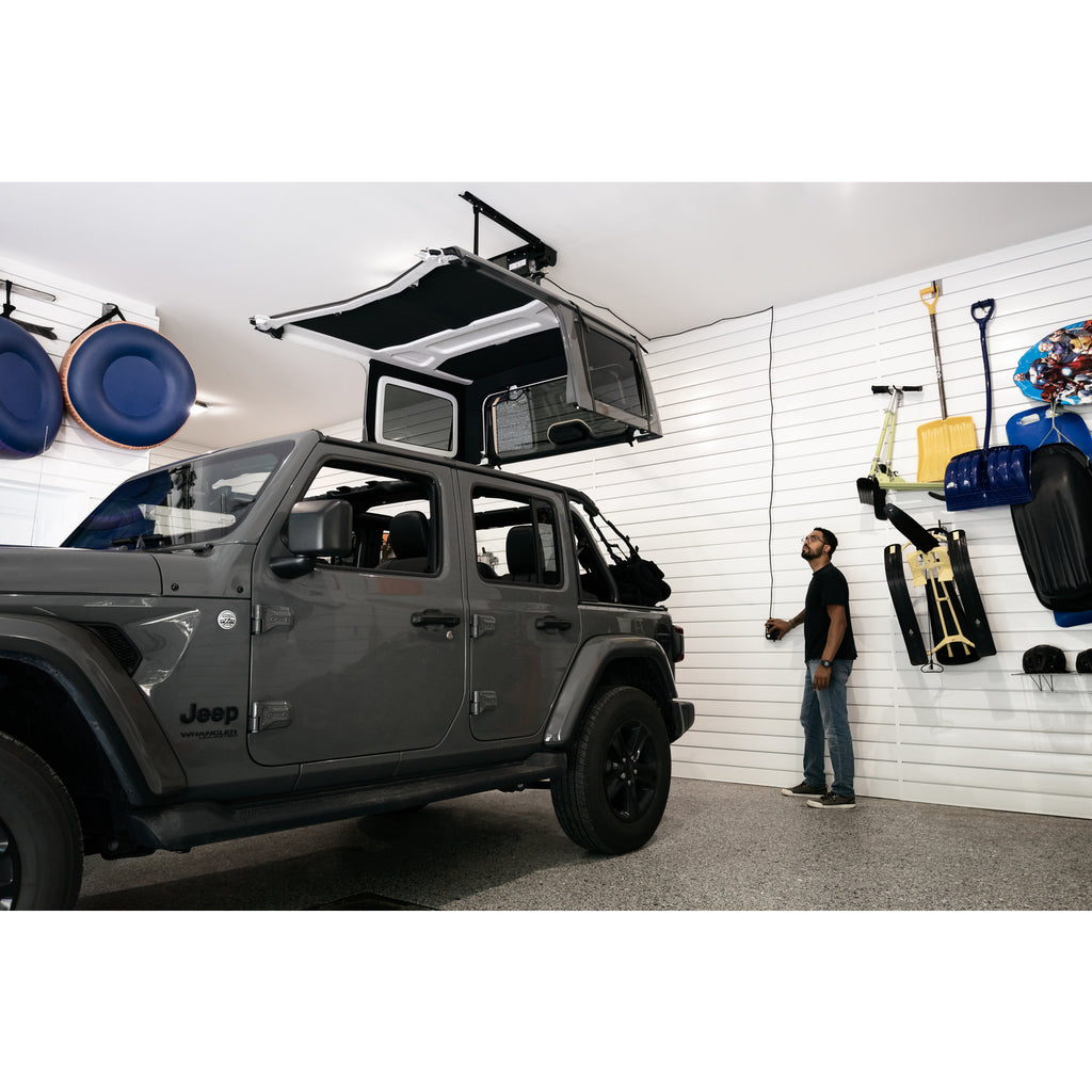 20C-Jeep-Gladiator;-18C-Wrangler-Jl;-0718-Wranglre-Jk-Hoss-Hardtop-Hoist-(Electric);-Black