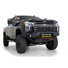 Load image into Gallery viewer, 20C-Silv-25003500-Front-Bumper-WDual-20In-Led-Bar-Mounts-WParking-Sensor-Cutouts-Hammer-Blk