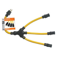 Load image into Gallery viewer, Prime Wire AD190802L 2ft. 12/3 STW Black "W" Adapter