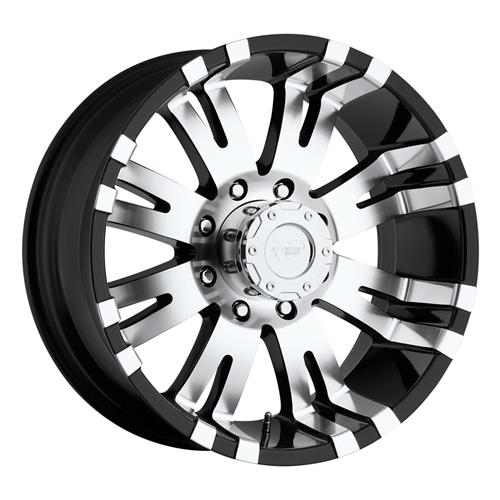 20X9.5-8X180-5Bs-Offset-0Mm-Gloss-Black-Milled