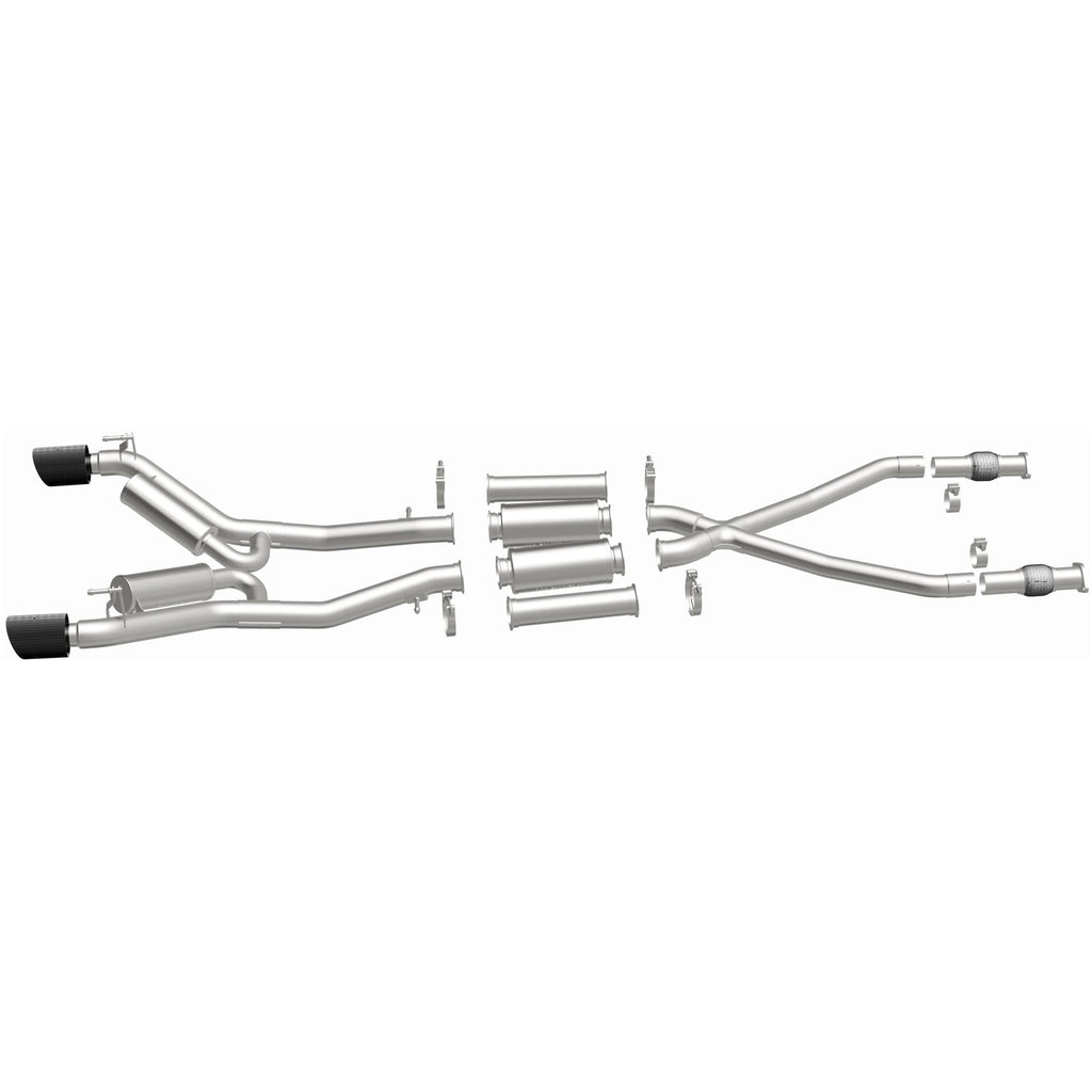 MagnaFlow Exhaust Products 19593 xMOD Series Carbon Fiber Tips Cat-Back System for Select Nissan Z