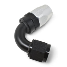 Load image into Gallery viewer, Performance--12-An-BlackSilver-120-Degree-Tight-Radius-Full-Flow-Swivel-Hose-End