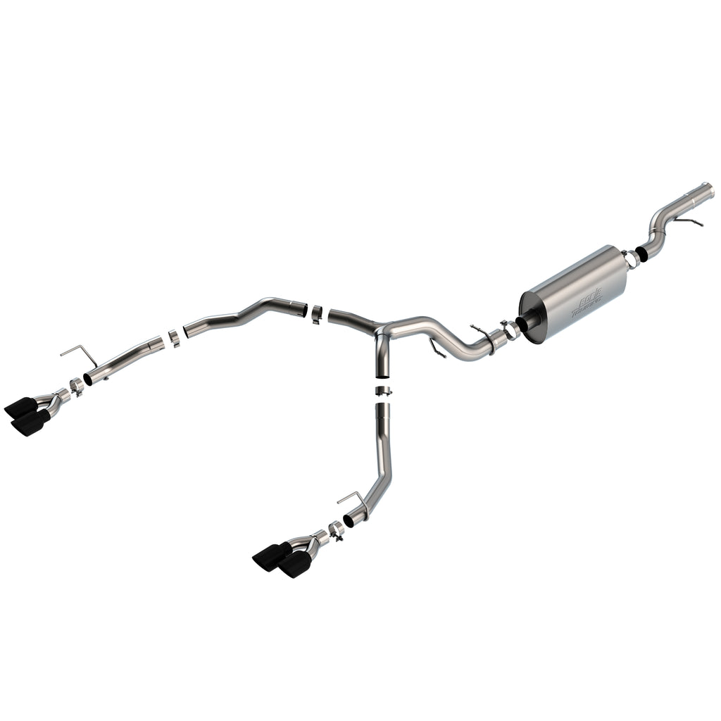 21-22-Chevrolet-Tahoe-6.2L-V8-24Wd-4Dr-T-304-Ss-Touring-Cat-Back-Exhaust-W-Black-Chrome-Tips
