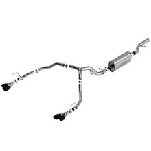 Load image into Gallery viewer, 21-22-Chevrolet-Tahoe-6.2L-V8-24Wd-4Dr-T-304-Ss-Touring-Cat-Back-Exhaust-W-Black-Chrome-Tips