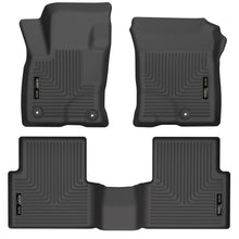 Load image into Gallery viewer, 21-22-Ford-Bronco-Sport-Weatherbeater-Front--2Nd-Seat-Floor-Liners-(Black)
