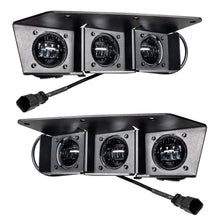 Load image into Gallery viewer, 21-22-Ford-Bronco-Triple-Led-Fog-Light-Kit-For-Steel-Bumper---White