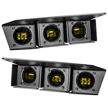 Load image into Gallery viewer, 21-22-Ford-Bronco-Triple-Led-Fog-Light-Kit-For-Steel-Bumper---Yellow